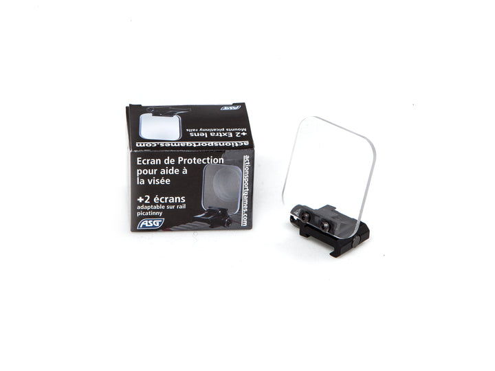 ASG Picatinny Mounted Flip Up Acrylic Lens Protector