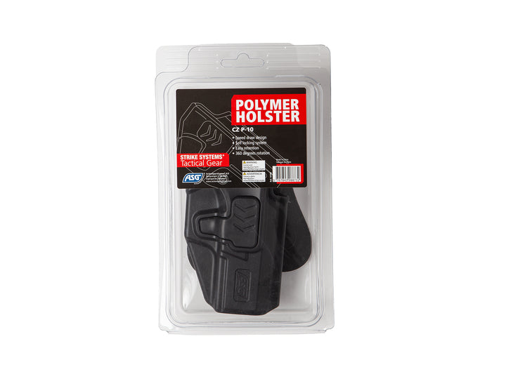 CZ P-10C Belt Holster, Polymer, BLK