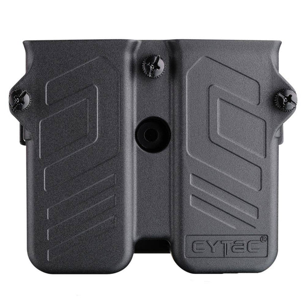 CYTAC UNIVERSAL DOUBLE MAGAZINE POUCH FITS 9MM/40S&W/45 AUTO MAG