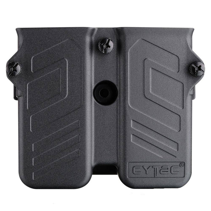 CYTAC UNIVERSAL DOUBLE MAGAZINE POUCH FITS 9MM/40S&W/45 AUTO MAG