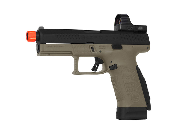 CZ P-10C CO2 Airsoft Pistol, Optic Ready, Outer Threaded Barrel