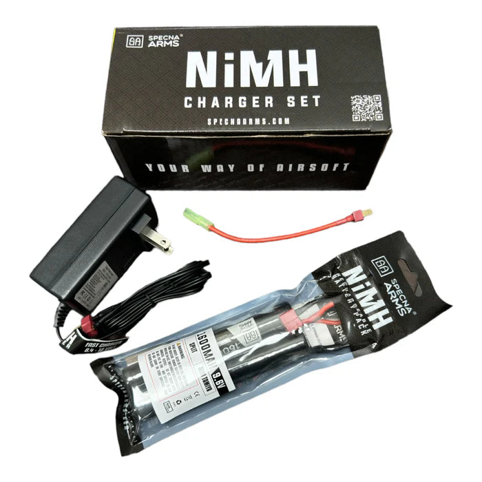 Specna Arms EASY Charger + NiMh 9.6 V 1600 mAh Battery Kit