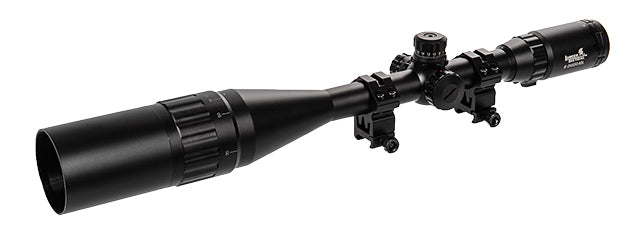 Lancer Tactical 6-24X50 AOL RED & GREEN & BLUE ILLUMINIATED LONG RANGE SCOPE W/SUN SHADE