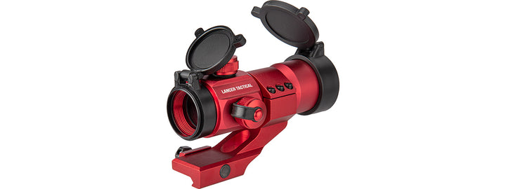 Lancer Tactical Red & Green Dot Cantilever Prism Scope (Red)