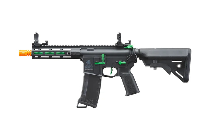 Lancer Tactical Gen 3 Hellion 7" M-LOK Airsoft AEG Rifle w/ Crane Stock