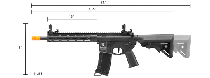 Lancer Tactical Gen 3 Hellion M-LOK Airsoft M4 AEG