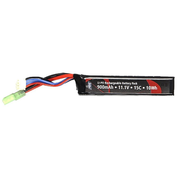 ASG Stock Tube Battery Lipo 11.1V 900mah 15C