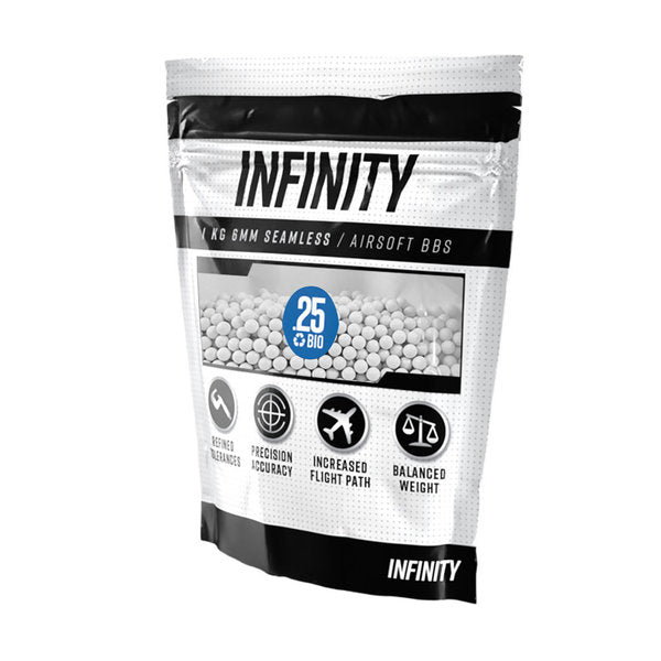 Valken Infinity White BIO Airsoft BBs - Bag (Biodegradable)