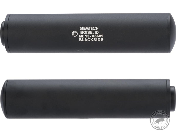 Madbull Gemtech Blackside Mock Suppressor (Color: Black / 14mm Negative)