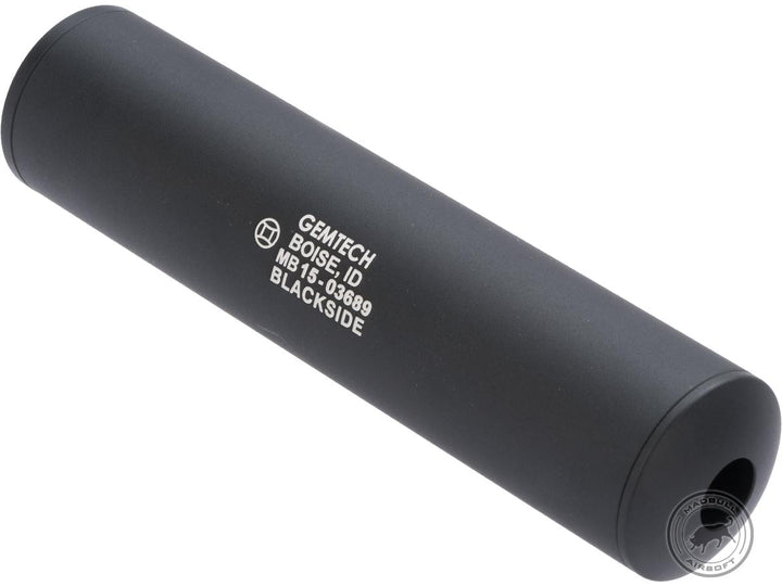 Madbull Gemtech Blackside Mock Suppressor (Color: Black / 14mm Negative)