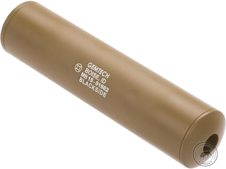 Madbull Gemtech Blackside Mock Suppressor (Color: Black / 14mm Negative)