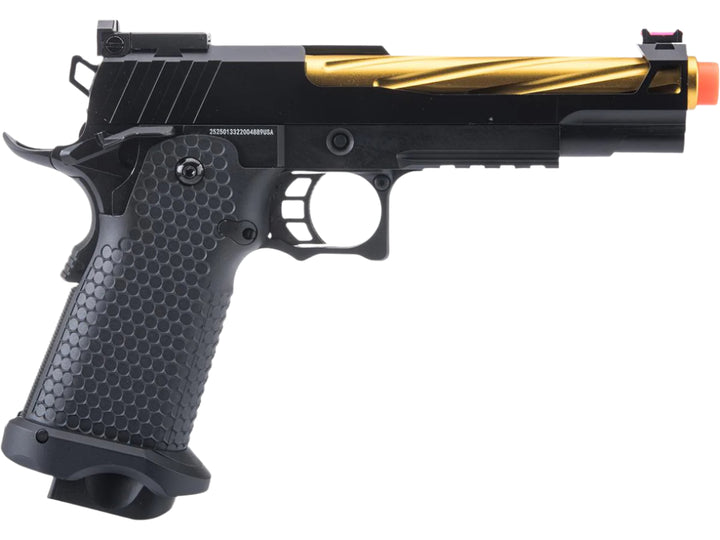 Matrix x Golden Eagle Full Metal OTS .45 Tactical Hi-CAPA Gas Blowback Airsoft Pistol w/ Carrying Case (Model: Mod-12)