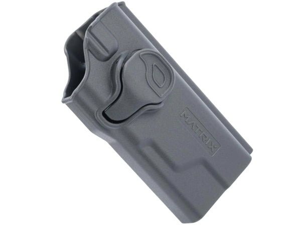 EMG "Matrix" Hardshell Adjustable Holster for Hudson H9 Series Pistols (Color: Grey / No Attachment)