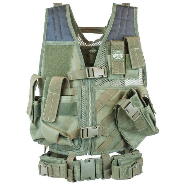 Valken Crossdraw Airsoft Vest Youth - Green