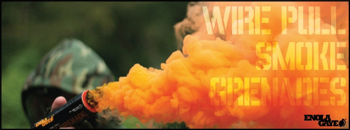 Enola Gaye Wire Pull Smoke Grenade WP40