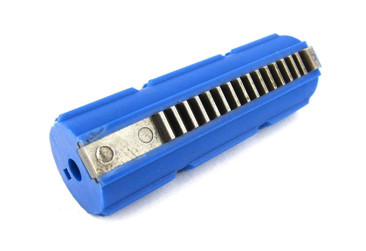 Rocket Airsoft Piston - 15 Carbon Steel Teeth Blue