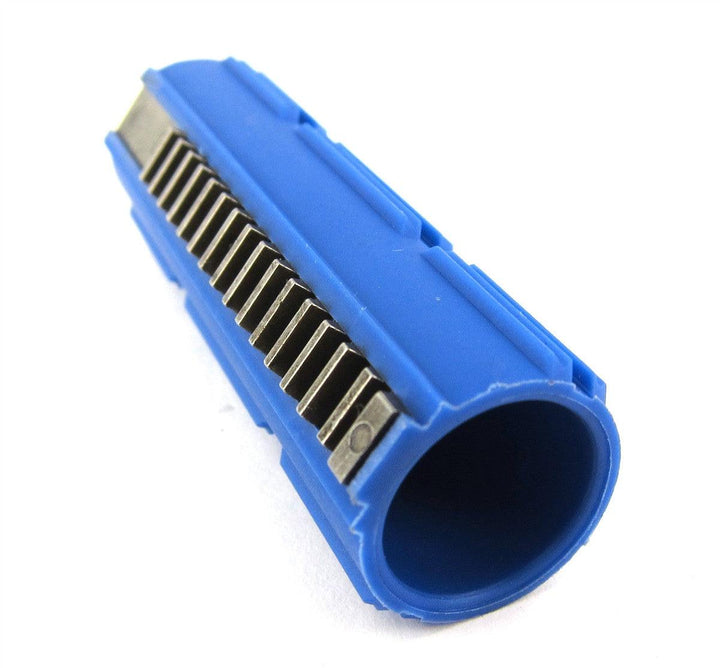 Rocket Airsoft Piston - 15 Carbon Steel Teeth Blue