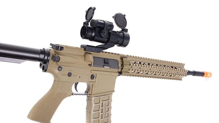 G&G Combat Machine CM16 R8-L AEG - Desert Tan (Scope and Gun)