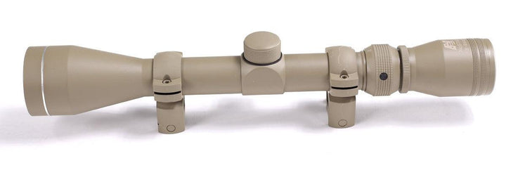 NcSTAR 3-9x40 Rifle Scope - Tan