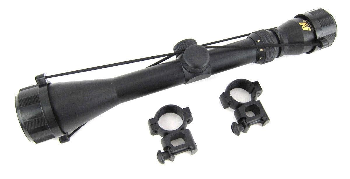 NcSTAR 3-9x40 Rifle Scope (includes Rings) - SFB3940G – Airsoft 