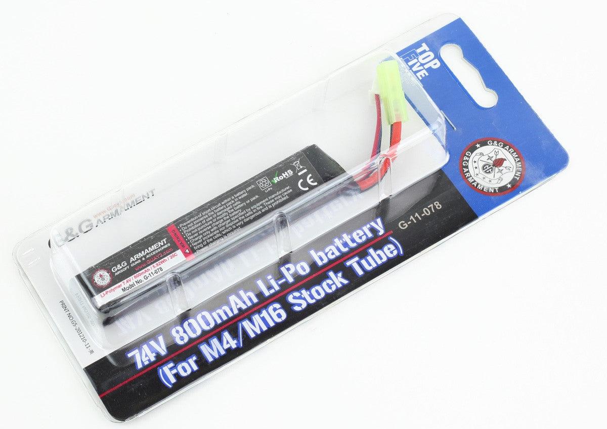 HYPE 7.4v 1000mAh Li-Po Battery - Stick (Skinny Thin) - Universal