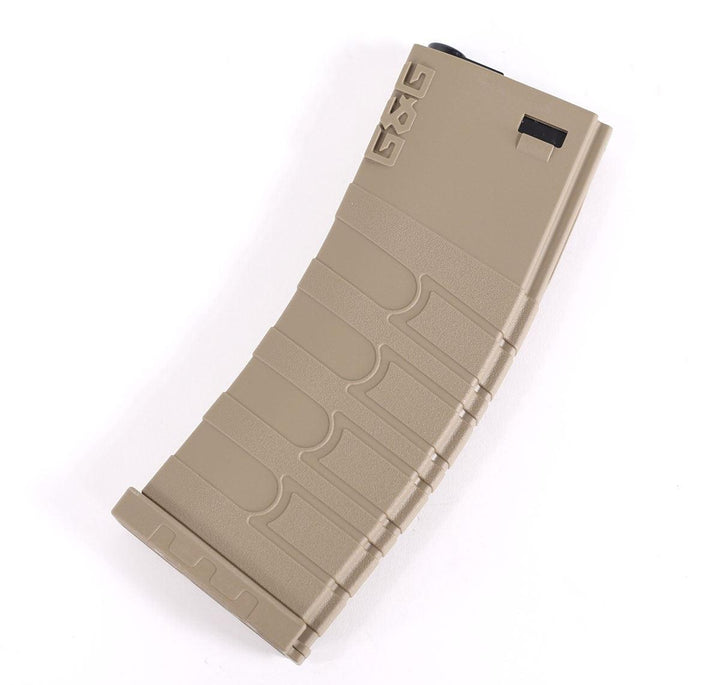 G&G M4 120-Round Midcap AEG Magazines (Tan, 5-pack)