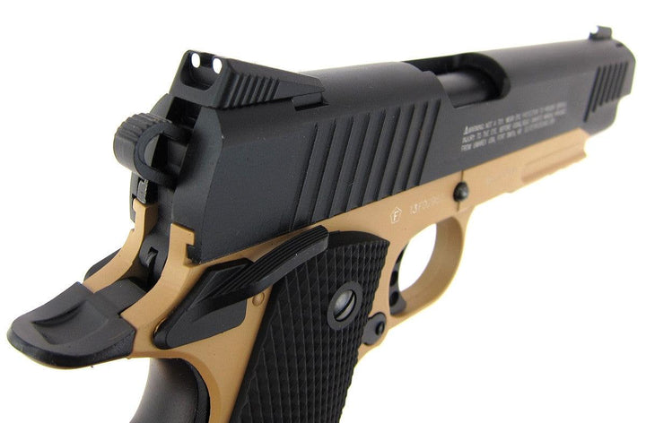 Elite Force 1911 Tactical Blowback Gas Gun (CO2) - Tan