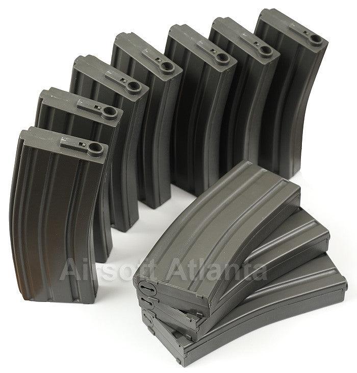 Elite Force M4 AEG Midcap 140-Round Magazine Box Set (10-Pack) Black