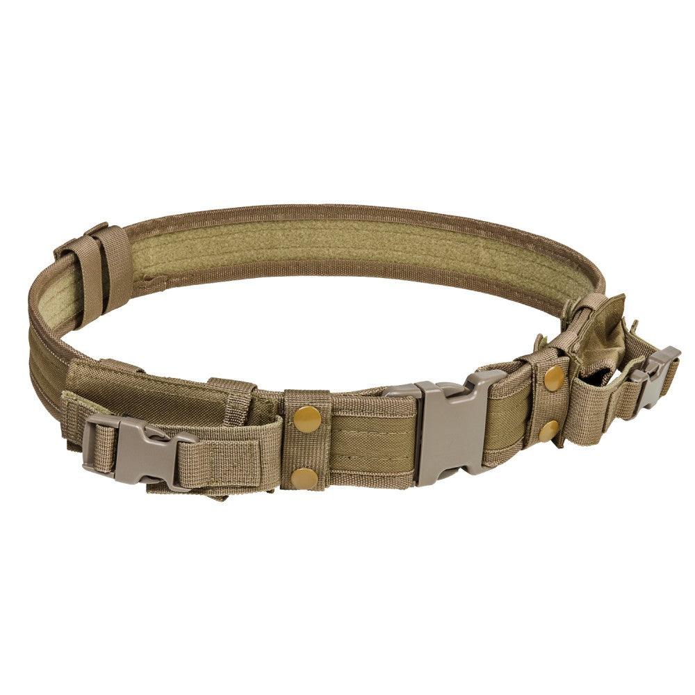 Tactical belt shop with pouches