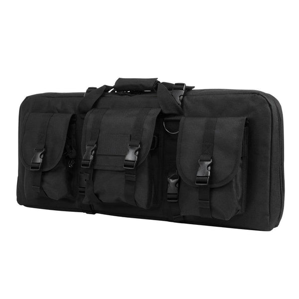 NcSTAR 28 Inch Double SMG Gun Bag Case - Black Deluxe