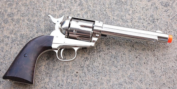 Elite Force Smoke Wagon Silver Gas Revolver CO2