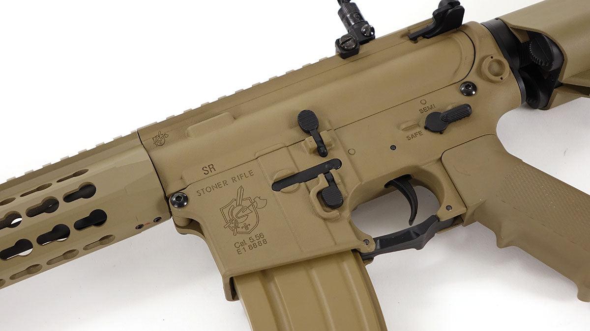 Knight's Armament SR-16E3 Mod.2 CQB AEG (JP-99 Tan) – Airsoft Atlanta