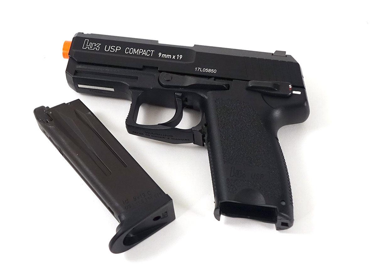 H&K USP Compact Gas Blowback Airsoft Pistol - Black