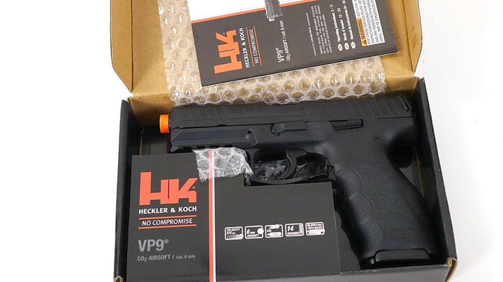 HK VP9 Co2 Gas Partial-Blowback Pistol - Black