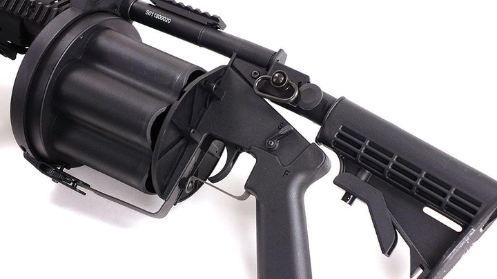 ICS 6-Shot 40mm Airsoft Gas Grenade Launcher - Long