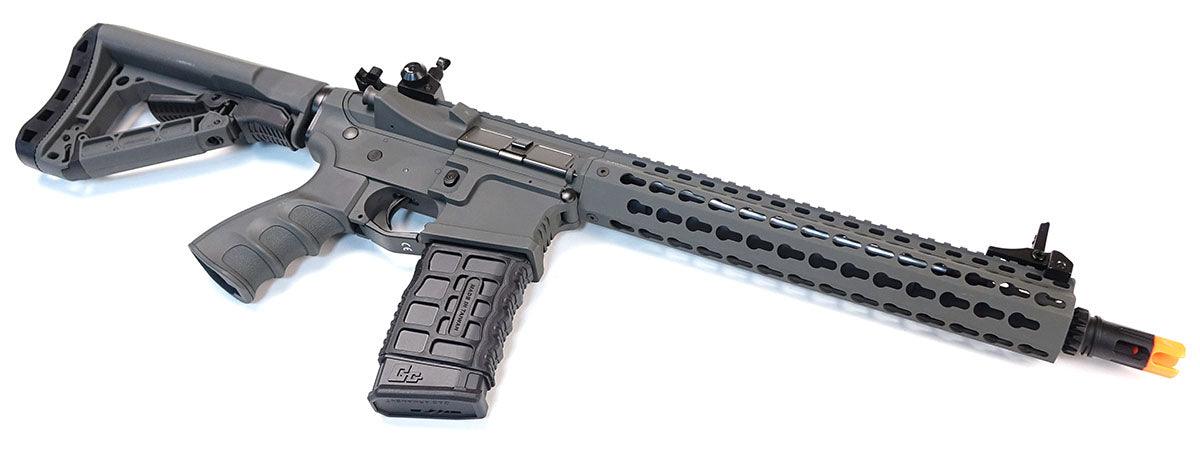 G&G Combat Machine CM16 SR-XL AEG - Battleship Grey – Airsoft Atlanta