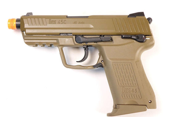 VFC HK45CT Compact Green Gas Full Blowback Pistol - Tan