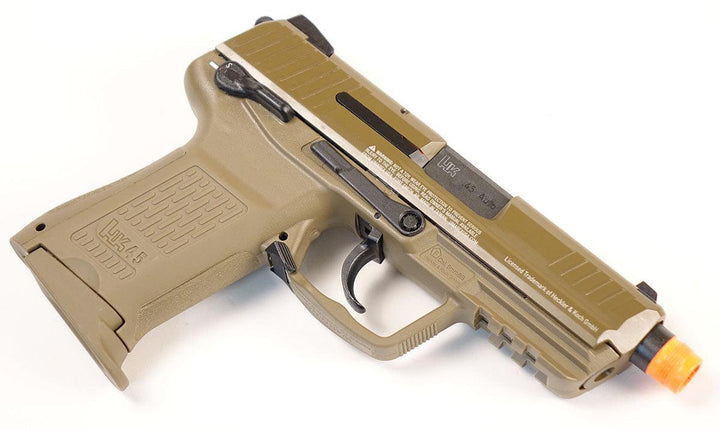 VFC HK45CT Compact Green Gas Full Blowback Pistol - Tan