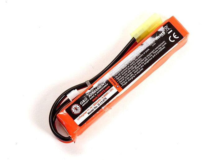 G&G 11.1v Li-Po 800mAh Stick Battery