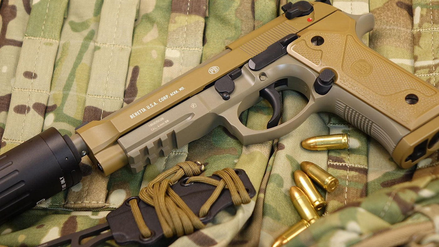 Pistola Co2 Beretta M9A3 Full Auto, DEPORTIRO