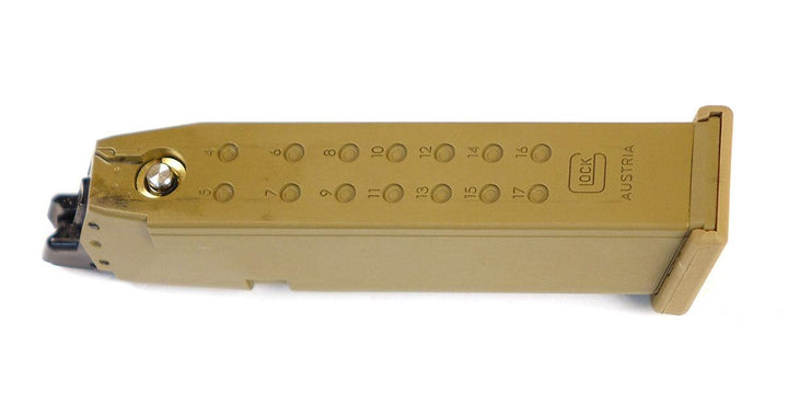 Glock 19x Green Gas Spare Magazine - Tan (Full Blowback)