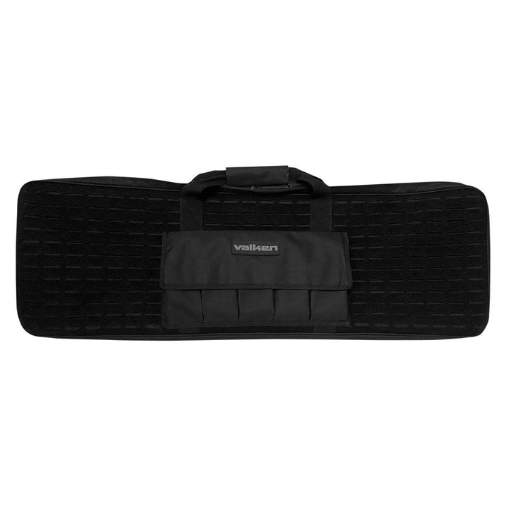 Valken 38 Inch ZULU Gun Rifle Case Bag - Black (Patch Wall)