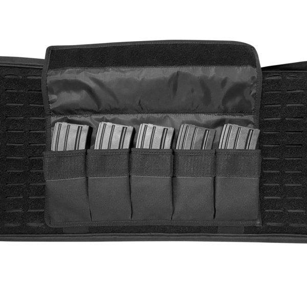 Valken 38 Inch ZULU Gun Rifle Case Bag - Black (Patch Wall)