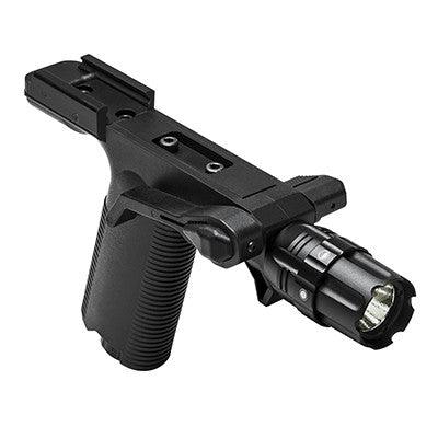 NcSTAR Vertical Grip with Strobe Flashlight - Picatinny