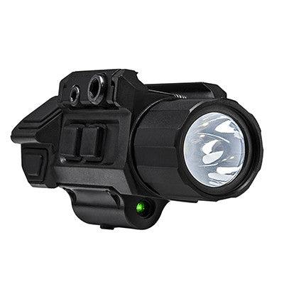 NcSTAR GEN3 Pistol Flashlight w/Strobe & Green Laser